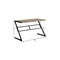 Homeroots 48" Taupe and Black Computer Desk 333493 - alternate 2
