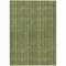 Homeroots 8' X 10' Olive Green And Lime Green Striped Washable Indoor Outdoor Area Rug 615064 - alternate 6