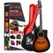 Pyle Steel String Acoustic Guitar Kit, 41 in Full Size Cutaway with Ashtree Top, Open Pore Finish PGA480SB - alternate 1