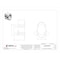 Cantex Electrical Box, 48 cu in, Switch Box Type, 2 Gangs, PVC, Rectangular Shape EZ48DNR - alternate 2