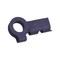 Auveco Throttle O.D. Clips 1/4in O.D. (Right), 100PK 3613 - alternate 1