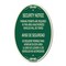 Signmission Parking Permits Are Required in This Area Una, 12 In X 18 In Architectural, Heavy Gauge Aluminum A-OV-G-1218-22969 - alternate 1