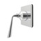Kingston Brass Single-Handle Six-Way Diverter Valve with Square Trim Kit, Polished Chrome KS4041ZL - alternate 1