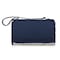 Picnic Time Family Of Brands Blanket Tote XL Outdoor Picnic Blanket, Blue Stripe Pattern with Navy Flap 920-00-107-000-0 - alternate 1
