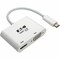 Eaton Tripp Lite Series USB-C Multiport Adapter M/2xF - 4K HDMI, VGA, White U444-06N-HV4K - alternate 1