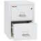 Fireking 2 Drawer, 1 Hr Fire & impact rated, 25" depth Legal Arctic White 2-2125-CAW - alternate 2