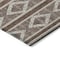 Homeroots 8' X 10' Brown And Beige Geometric Washable Indoor Outdoor Area Rug 599613 - alternate 2