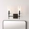 Jonathan Y Cato 13.5" 2-Light Bohemian Farmhouse Iron/Glass LED Vanity, Oil Rubbed Bronze/Clear JYL7806A - alternate 3