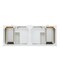 James Martin Vanities Chicago 60in Double Vanity, Glossy White, w/ 3 CM Parisien Bleu Silestone Top 503-V60D-GW-FPBL - alternate 3