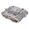 Homeroots 60" X 50" Gray Woven Cotton Striped Throw Blanket with Fringe 516533 - alternate 5