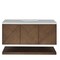 James Martin Vanities Marcello 48 in. Single Vanity, Chestnut w/ 3 CM White Zeus Silestone Top D200-V48-CSN-3WZ - alternate 1