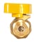 Brasscraft Eastman 3/8 in. Flare X 1/2 in. FIP Brass Gas Valve 60001B - alternate 2