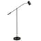 Homeroots 60" Black Swing Arm Floor Lamp With Black Drum Shade 523532 - alternate 1