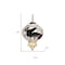 Homeroots Grand Christmas Piano Hand Painted Mouth Blown Glass Ornament 477488 - alternate 2
