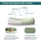 Simple Deluxe Retractable Footrest Ergonomic Swivel Office Chair with Lumbar Support Pillow and Padded Armrests 3A88FNCHAIRC3509WGN01 - alternate 5