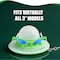 Highcraft Large 3" Toilet Rigid Flapper w/Stainless Chain and Hook for Water-Saving Flush Valve US48-56H-D - alternate 4