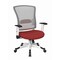 Space Seating Pulsar White Frame Managers Chair, Red 317W-W1C1F2W-9 - alternate 1