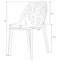 Leisuremod Modern Cornelia Dining Chair, Solid Red, 4PK C18SR4 - alternate 3