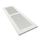 Ekena Millwork True Fit PVC Two Equal Louver Shutters, Unfinished, 18W x 32H, PR TFP101LVF18X032UN - alternate 4
