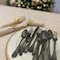 Mepra Epoque Pewter Black Gold Flatware  Set - 20 Pcs. 106822020PON - alternate 2