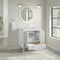 James Martin Vanities Myrrin 30" Single Vanity, Bright White w/ 3 CM Ethereal Noctis Silestone Top 485-V30-BW-3ENC - alternate 3