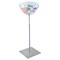 Azar Displays Pedestal Bowl Display Floor Stand with Single 12in Diameter Bowl on Square Metal Base 700972 - alternate 5