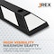 Jrex Safety 72 in Rubber Parking Block Curb Stop, White Reflective Strip, Half Pallet 24 PBSW-JR-6-HP24 - alternate 2