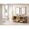 James Martin Vanities Breckenridge 72" Double Vanity, Light Natural Oak, w/ 3 CM Siberian Silestone Top 330-V72-LNO-3SFR - alternate 3