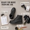 Handpoint Mens 6 in Soft Toe Work Boots-Black Full Grain Leather Safety Boots, 8 HSB84994-D-8 - alternate 2