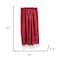 Homeroots 52" X 67" Red and White Woven Wool Blend Throw Blanket 529168 - alternate 2