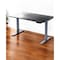 Homeroots 48" Adjustable Black and Gray Stainless Steel Standing Desk 397726 - alternate 2