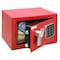 Serenelife Premium Steel Digital Safe Box - 9.1 in x 6.7 in x 6.7 in, Red SLSFE12RED - alternate 1