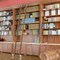 Quiet Glide 9.92 ft. Walnut Contemporary Wheel Satin Nickel Rolling Hook Removable Ladder, 12 ft. Rail QG.540-10WA-12-H.02 - alternate 1
