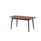 Homeroots 63" Natural and Black Wood Butterfly Leaf Extendable Dining Table 631292 - alternate 4