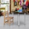 Regency Ferris Student Activity Desk, 26 in W X Wood, Metal, Chrome / Neo Walnut FSD2624NWBPCM - alternate 2