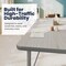 Flash Furniture Commercial Adjustable Height Rectangular Activity Table - Locking Casters-LTGY XU-A3072-REC-LTGRY-T-P-CAS-GG - alternate 3