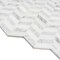 Apollo Tile 11x13 Carrara Gray, Eastern White Marble Polished Floor and Wall Mosaic Tile 5.15 sqft/case, 5PK APLDC88H07A - alternate 3