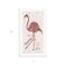 Homeroots Be A Flamingo White Grooved Frame  Print Wall Art 529783 - alternate 2