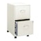 Space Solutions 14.25 in W 2 Drawer Mobile Vertical File Cabinet, Pearl White 19156 - alternate 5