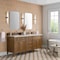 James Martin Vanities Brittany 72" Double Vanity, Saddle Brown, w/ 3 CM Siberian Silestone Top 650-V72-SBR-3SFR - alternate 3