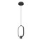 Z-Lite Saros Matte Black 1 Light Pendant 4101-7MB-LED - alternate 4