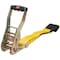 Mytee Products 2in x 50ft Ratchet Tie-Downs with Flat Hooks for Flatbed Yellow 10,000 lbs BS, 10PK RS250x10 - alternate 2