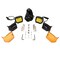 Trailfx LED Driving-Fog Light, 15 Clear High Intensity LED 5 Watt Bulbs PODSIDAMS2 - alternate 3