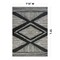 World Rug Gallery Contemporary Geometric Stripe Weather Resistant Reversibleindoor/Outdoor Rug 7ft 10in x 10ft Black WR109BLACK8X10 - alternate 3