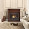 Duluth Forge Ventless Liquid Propane Gas Fireplace With Mantel, 26,000 BTU, T-Stat Control, Auburn Cherry Finish DFS-300LT-3AC - alternate 3
