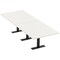 Skutchi Designs 10ft Rectangular Conference Table With Power | Harmony Series | 10 Person Meeting Room Table HAR-REC-48x120-T.BK-W960-NA - alternate 1