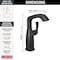 Delta Stryke Single Handle Mid-Height Bathroom Faucet, 4.38 in, Matte Black 676-BL-DST - alternate 2