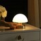 Jonathan Y Zoe 5.75" Modern Minimalist Iron Rechargeable Integrated Portable LED Table Lamp, Nickel/White JYL7113B - alternate 3
