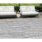Homeroots 10' X 14' Gray And Ivory Abstract Washable Indoor Outdoor Area Rug 588515 - alternate 1