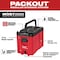 Milwaukee Tool PACKOUT Compact Tool Box, Polypropylene, Black/Red, 16-1/4 in W x 10 in D x 13 in H 48-22-8422 - alternate 6